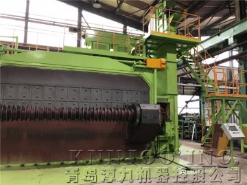 Double Station Wire Rod in Coils Shot Blasting Machine