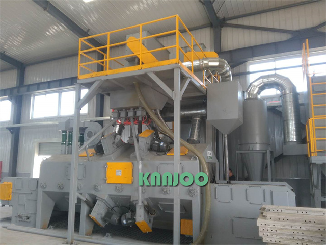 KEEJOO Wire mesh belt shot blasting machine