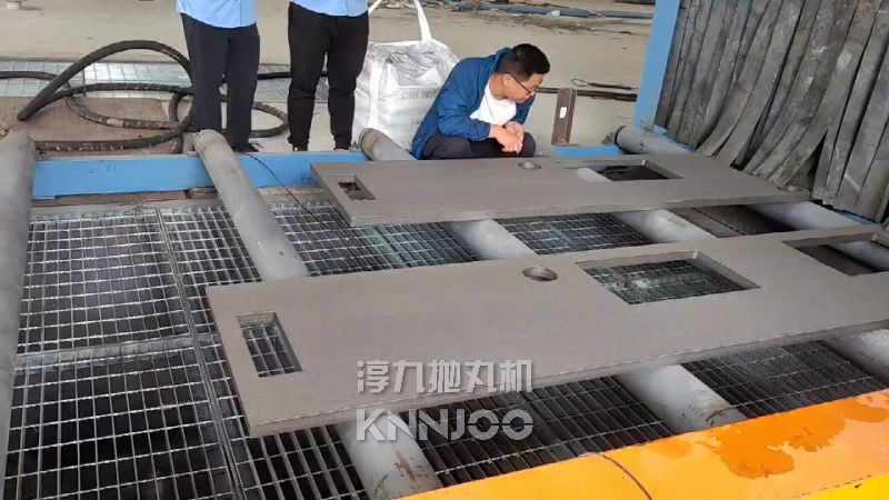 Sinomach Group's steel plate shot blasting machine video