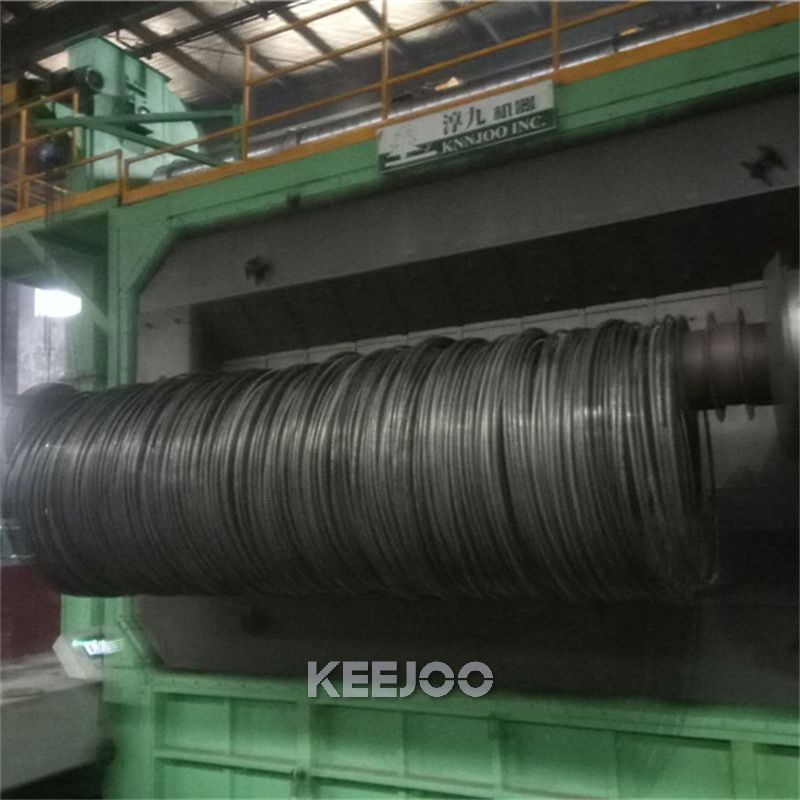Will shot blasting affect the corrosion resistance of the coiled wire rod?